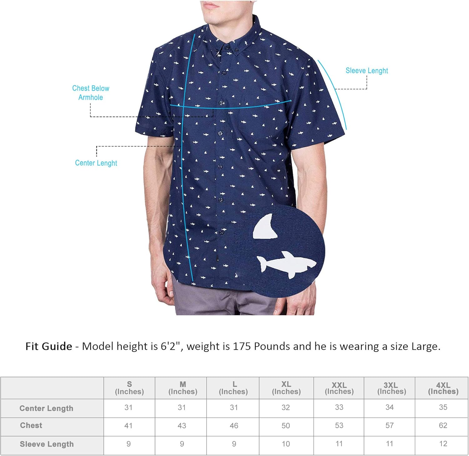 Visive Mens Short Sleeve Button Down Printed Shirts - Over 45 Novelty Prints Sizes S - 4XL at  Men’s Clothing store