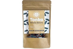 Whole Tonka Beans 1.8 oz Beans Spices Pure Cumaru Vanilla Bean (Dipteryx odorata) Haba Tonka