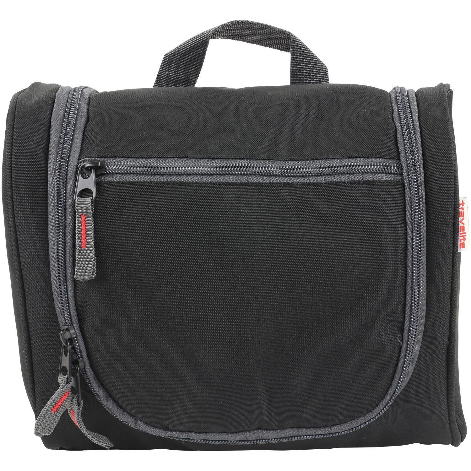 large black toiletry bag