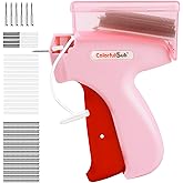 ColorfulSub Stitch gun for clothes, Handheld quick stitch sewing gun clothing fixer with storage box, Tagging gun for clothin