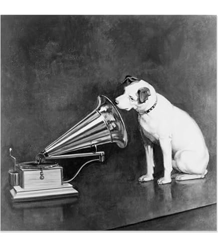 Amazon.com: Rca Victor Trademark 1922 NHis MasterS Voice An Early