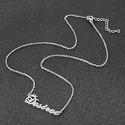 Custom Silver Name Necklace Personalized for