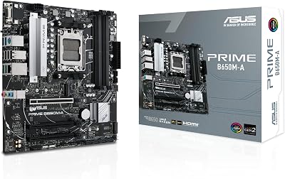 ASUS Prime B650M-A WiFi AMD AM5 Micro ATX DDR5 PCIe 5.0 M.2 Motherboard