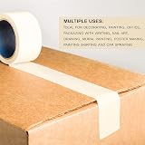 K-One Masking Tape Pack of 6 24mm x 50m for Painters Decorators DIY view 6