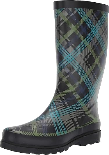 womens printed rain boots