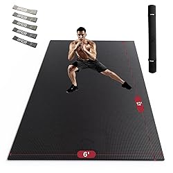 HAPBEAR Extra Large Exercise Mat-12'x6'x8mm