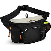 OllyDog Trailblazer Pack | Fanny Pack | Dog Treat Pouch | Includes Rubber Fetch Ball | Water-Resistant | Poop Bag Dispenser | Hands-Free | Dog Walking & Training