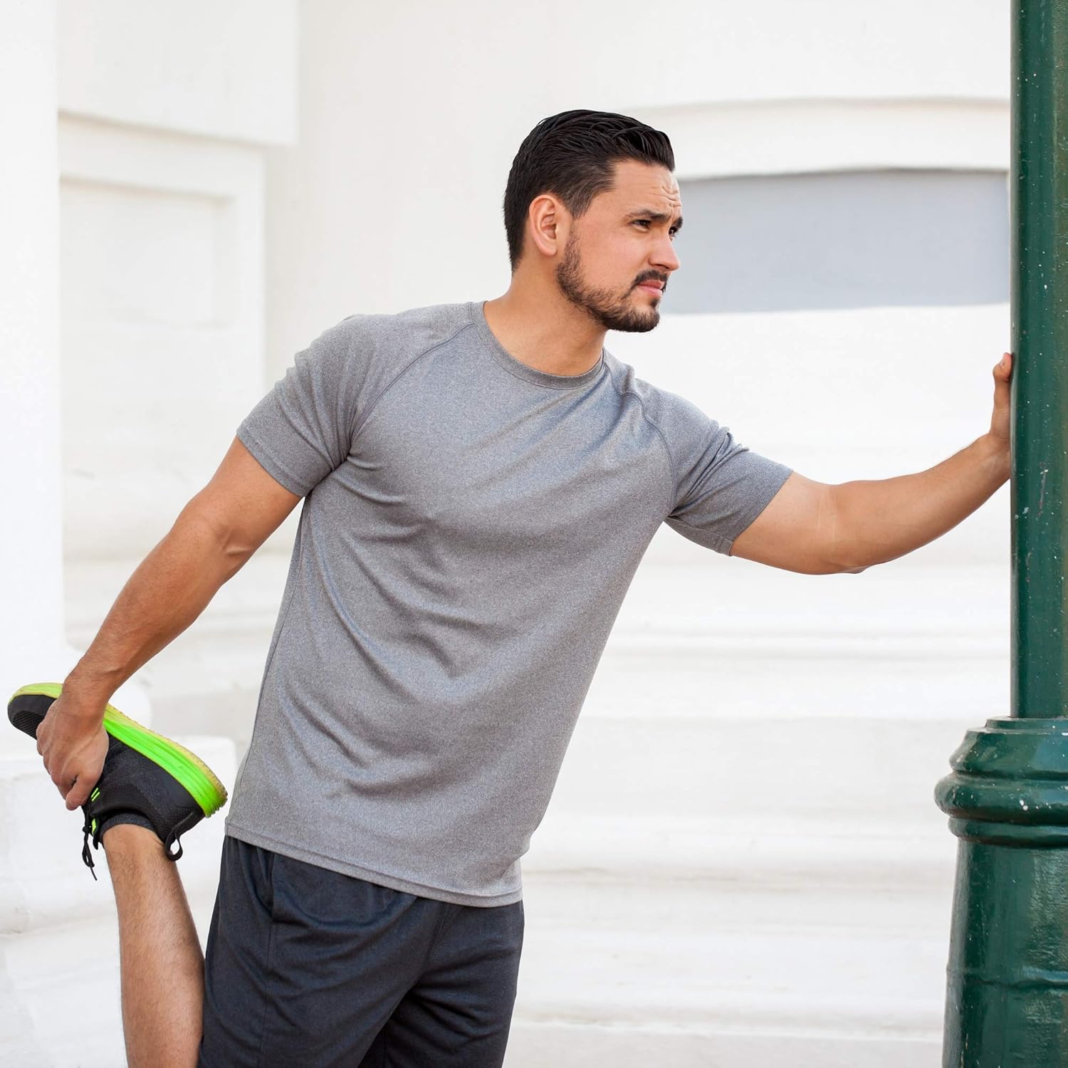 BALENNZ Workout Shirts for Men, Moisture Wicking Quick Dry Active Athletic Men's Gym Performance T Shirts: Clothing