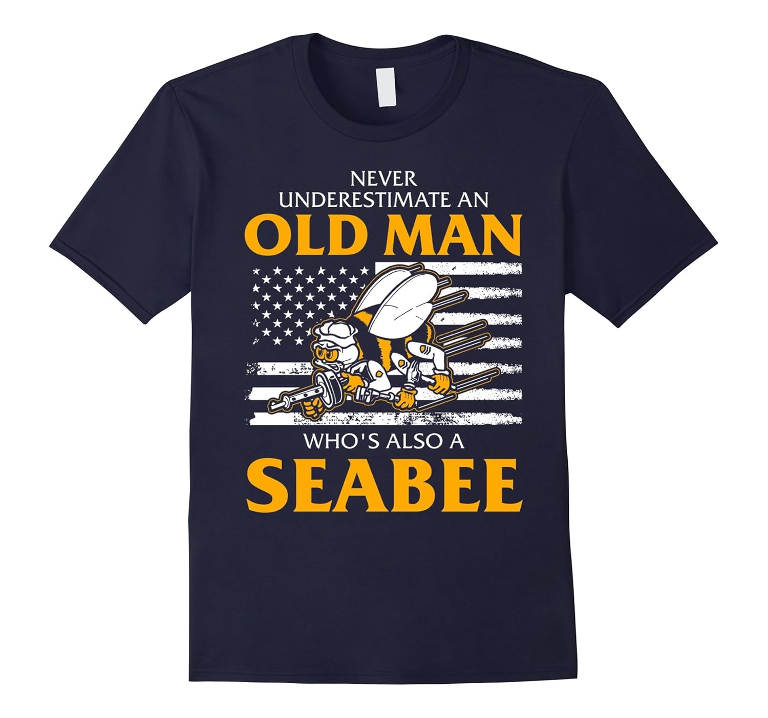 Navy Seabee Veteran T-Shirt-ANZ