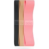 Bala Bands Resistance Bands, Non-Slip Fabric Exercise Bands | Non-Slip Ankle, Legs, Glutes &amp; Booty Bands, Women &amp; Men - Loop Workout Bands for Yoga, Pilates &amp; Strength Training