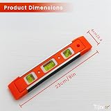 TIJAR Spirit Level Magnetic 230mm Heavy-Duty 3 Bubble Vial view 4