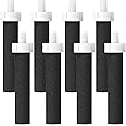 AQUA CREST Water Bottle Filter, Replacement for Brita BB06, Brita Hard Sided, Sport and Stainless Steel Bottle Filter, 8 Coun