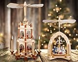 BRUBAKER 200 Pack Tree Candles - Pyramid & Christmas Tree Candles - Gold view 6