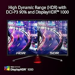 ASUS 43" 4K 144Hz 1ms Gaming Monitor - ROG