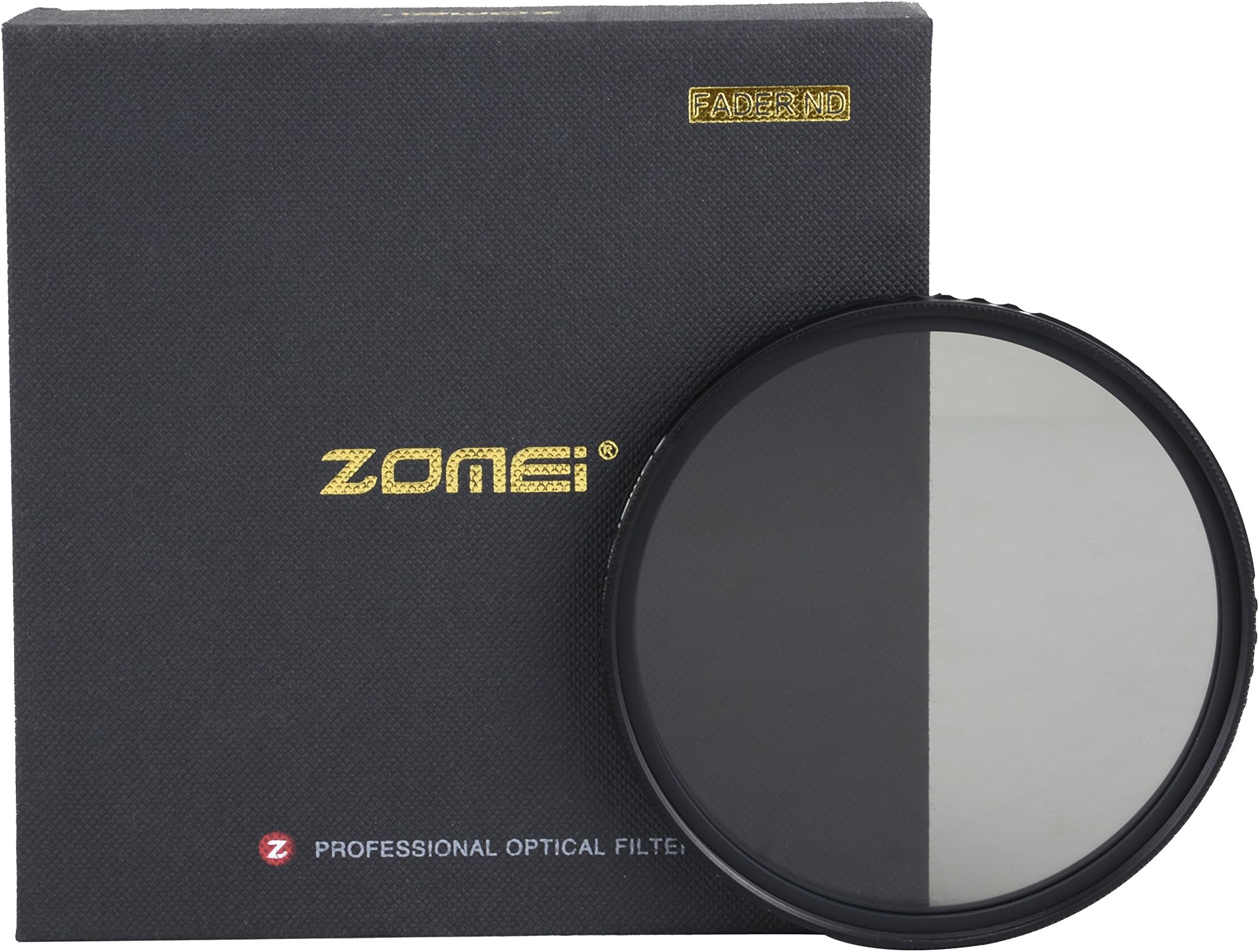 ZOMEI Variable ND Filter ABS Slim Adjustable Neutral Density ND2-400 Filter No X Cross on Picture (62mm)