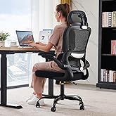 TRALT Office Chair Ergonomic Desk Chair, 330 LBS Home Mesh Office Desk Chairs with Wheels, Comfortable Gaming Chair, High Bac