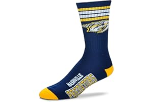 For Bare Feet Nashville Predators Youth Stripe Deuce Sock - Navy