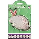 Ann Clark Cookie Cutters Bunny Cookie Cutter 4.5" with Recipe Card, Made in USA