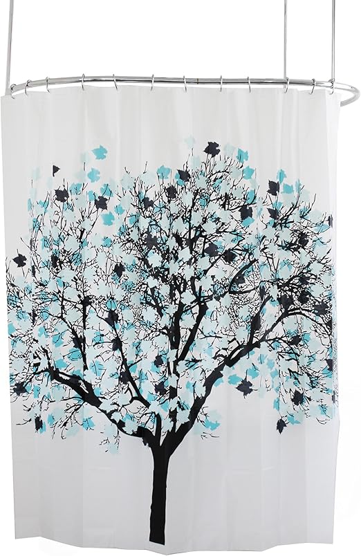 Amazon Com Splash Home Eva 5g Shower Curtain Liner Design For