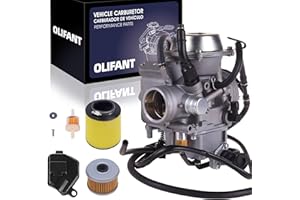 OLIFANT Carburetor For Honda Rancher 350 TRX350 2000-2006 TRX350FE TRX350FM TRX350TM TRX350TE TRX350ES With Air Filter Oil Filter