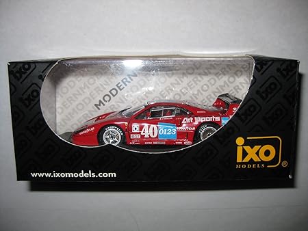 Amazon Model Car Com イクソ 1 43 フェラーリ F40 Lm アートスポーツ 1990 Imsa Gto 40 J P Jabouille O Grouillard ミニカー ダイキャストカー おもちゃ