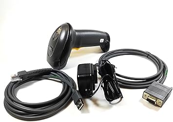 Amazon Com Zebra Motorola Symbol Ds4208 Sr Handheld 2d Omnidirectional Barcode Scanner Imager Includes Power Supply Rs232 Cable And Usb Cable Electronics