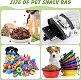 Lanjue 2 Pieces Small Dog Treat Bag Camouflage 600D Oxford Cloth Waist Belt Clip view 6