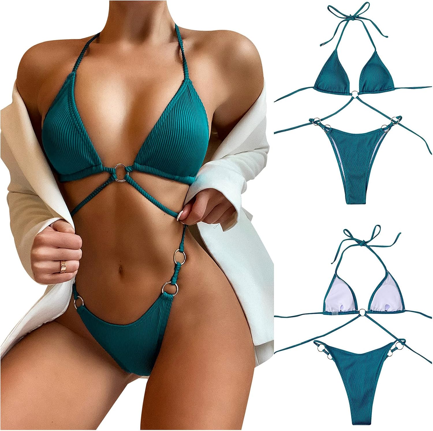 Berimaterry Bikinis Mujer brasileños Tanga Sexy Bañadores 2021 Traje de baño Dos Piezas Micro