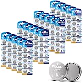 PKCELL CR2032 Batteries 100-Pack 2032 Battery CR2032 Lithium 3V | Compatible with Airtag,Key Fob,Tea Light,Scales,Candles