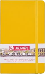 Talens Art Creation Sketchbook Golden Yellow 13x21 cm 80 Sheets 140 g/m²