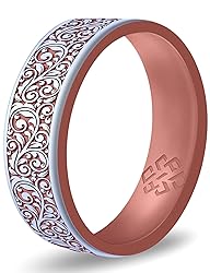 Knot Theory Queen of Lace Silicone Ring in Pearl