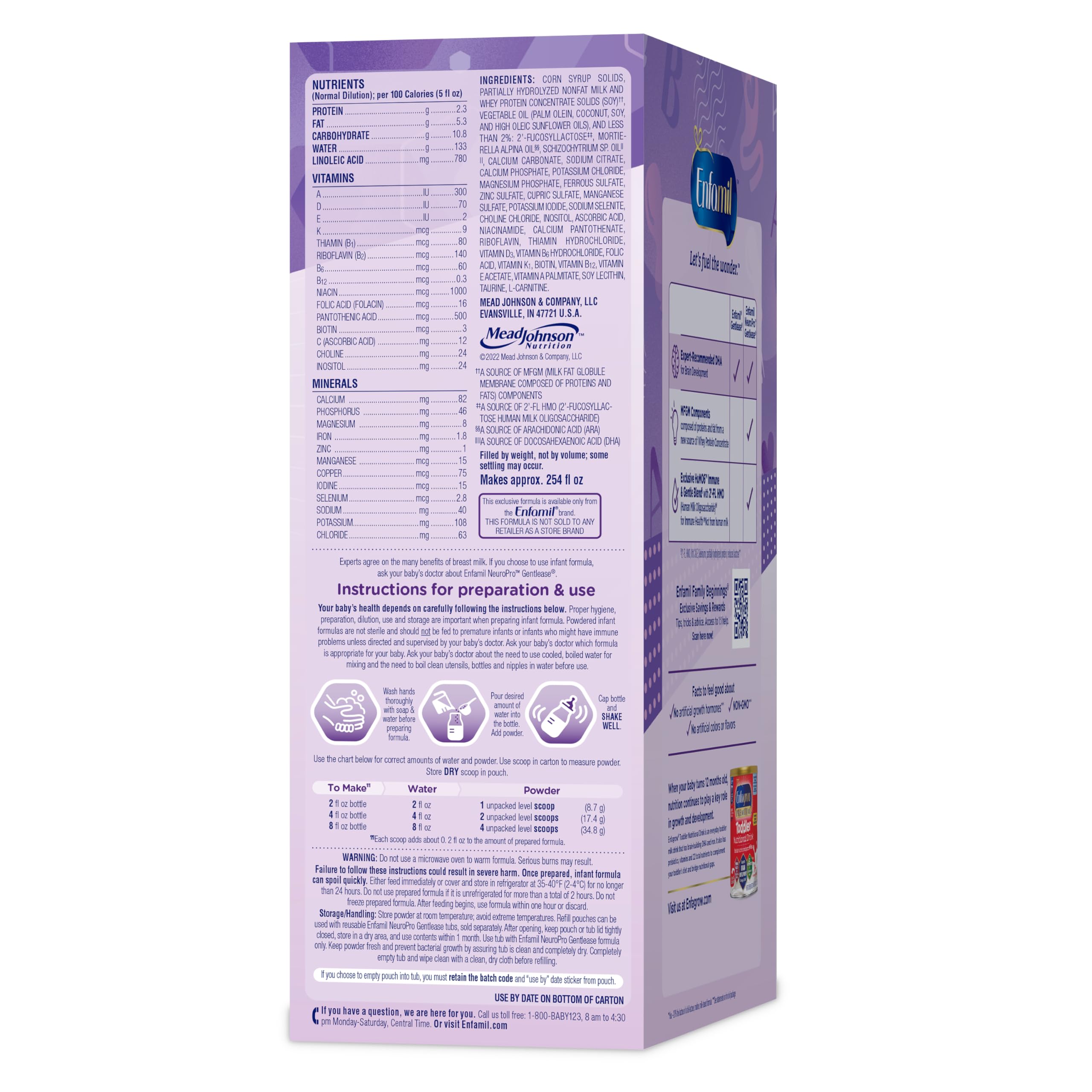 Mua Enfamil NeuroPro Gentlease Baby Formula, Brain Building DHA, Reduce ...