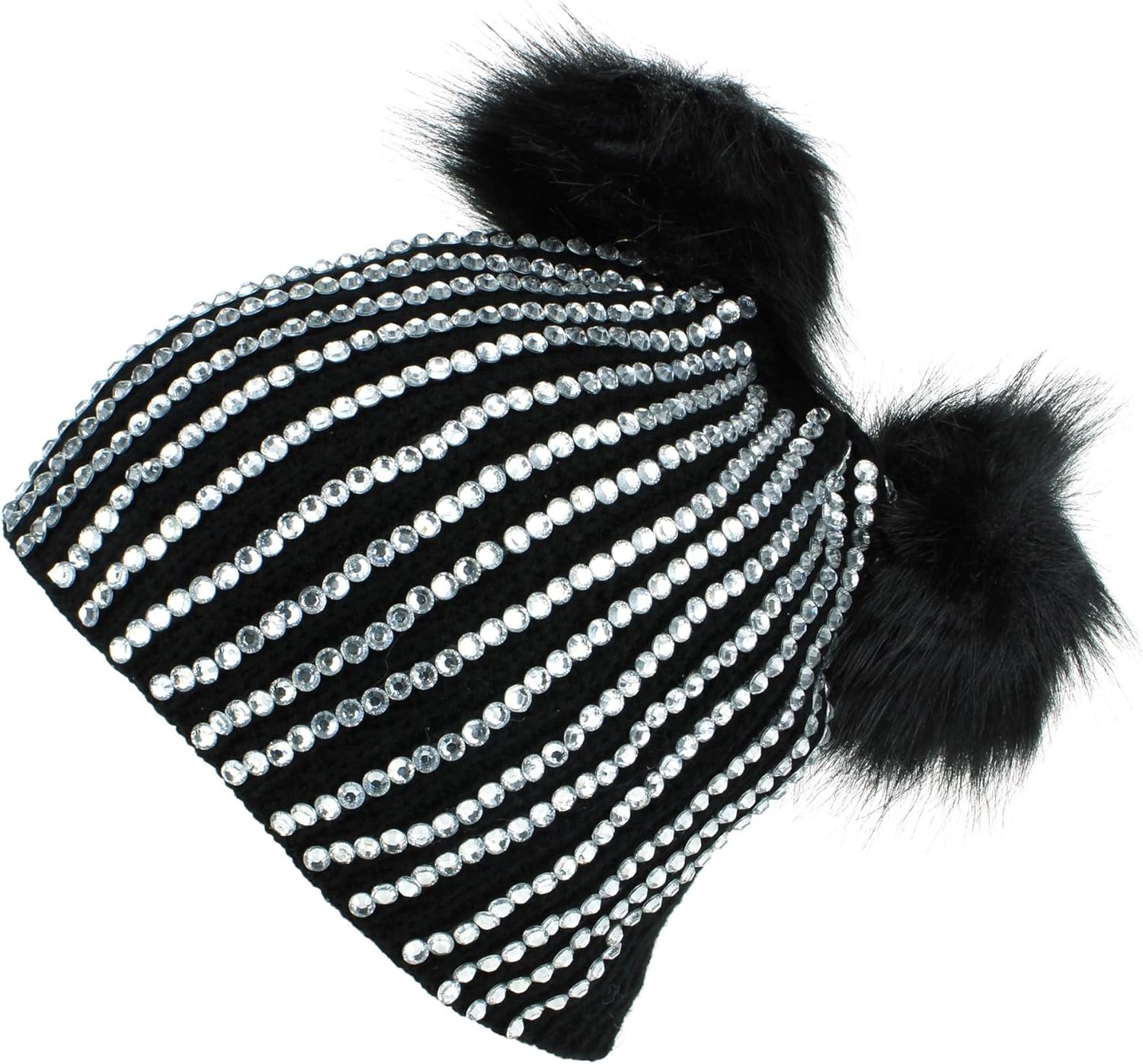 hat with two bobbles