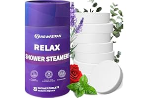 Shower Steamers Aromatherapy, Christmas Stocking Stuffers for Teen Girls, 8 Pack Organic Different Fruits and Floral Scents f