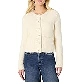 Amazon Essentials (Demi's Pick) Women's Regular-Fit Wool Blend Boucle Button-Down Jacket