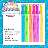 abeec 24 Pack Bubble Swords with Solution Included 118ml Each view 2