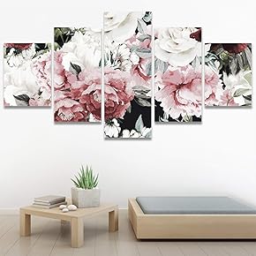 SIGNWIN 5 Panel Canvas Wall Art Modern Art...
