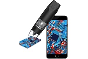 T TAKMLY Portable Digital Microscope Wireless Handheld USB Inspection Camera 50x More Magnification Compatible with iOS, Android, MacBook, Windows Computer