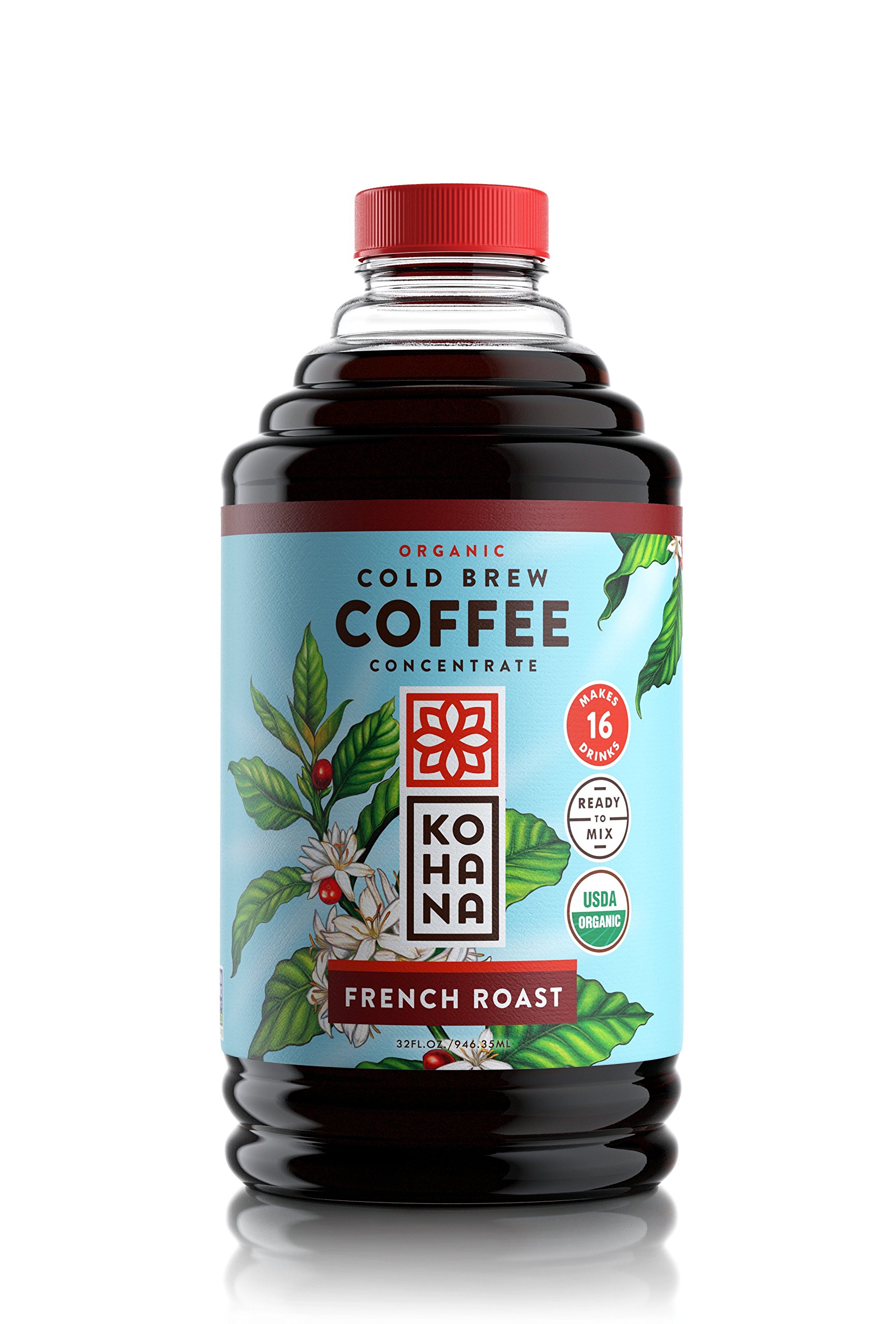 Kohana Cold Brew Coffee Concentrate, Organic, Original, 32 Ounce, Best