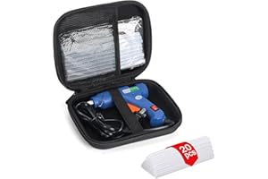 Ensemble pistolet à colle et bâtons - Mini pistolet à colle thermofusible pour travaux manuels avec 20 bâtons de colle, mini 