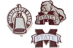 Desert Cactus Mississippi State University Lapel Pins Bulldogs MSU Logo Enamel Made of Metal
