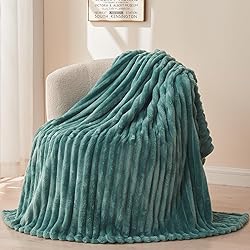 NEWCOSPLAY Super Soft Twin Blanket Light Teal