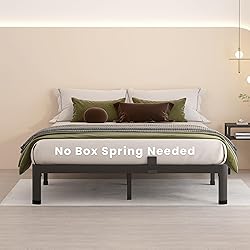 MAF 7 Inch Full Size Metal Platform Bed Frame with