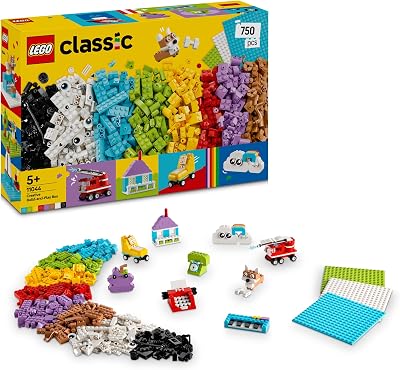 LEGO Classic Creative Build-and-Play Box 11044 750-Piece Colourful Bricks Set