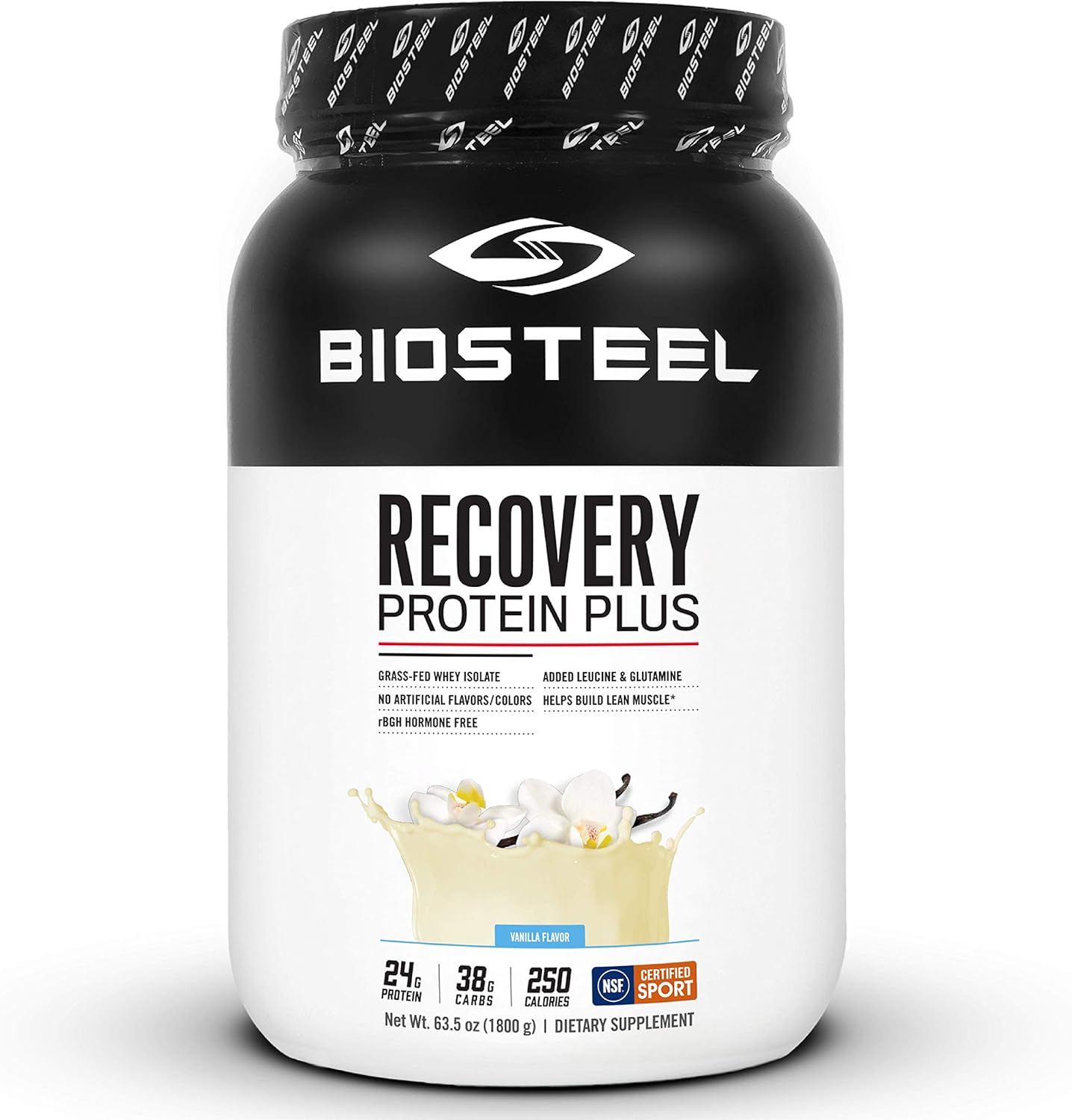 BIOSTEEL Recovery Protein Plus Vanilla, 1800 GR Health & Personal Care