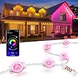 Nexillumi Permanent Outdoor Lights for House, 200ft