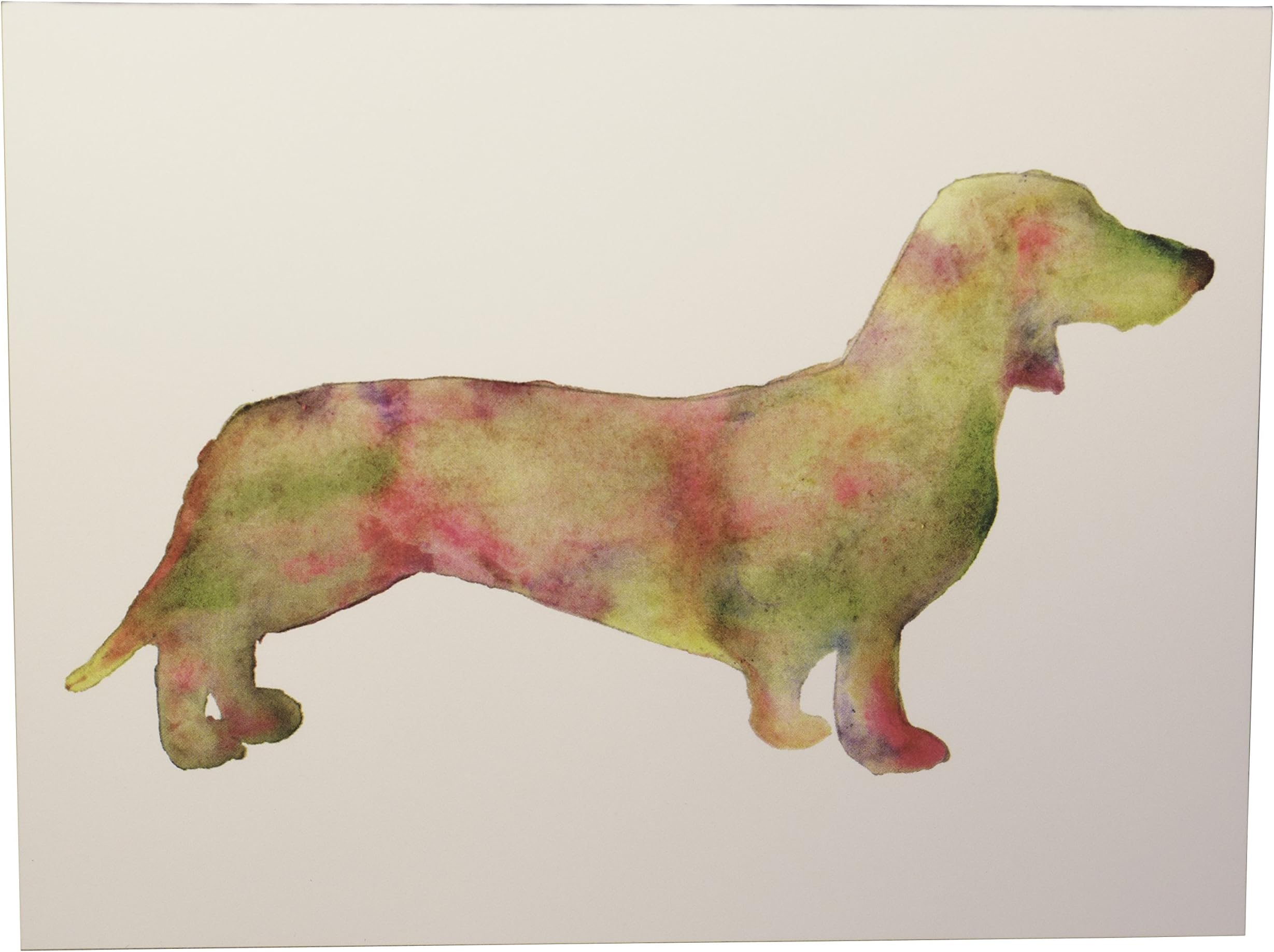 Dog Note Cards, Blank-inside Breed Specific, Pack of 5, by Pamela Gilette (Daisy the Dachshund)