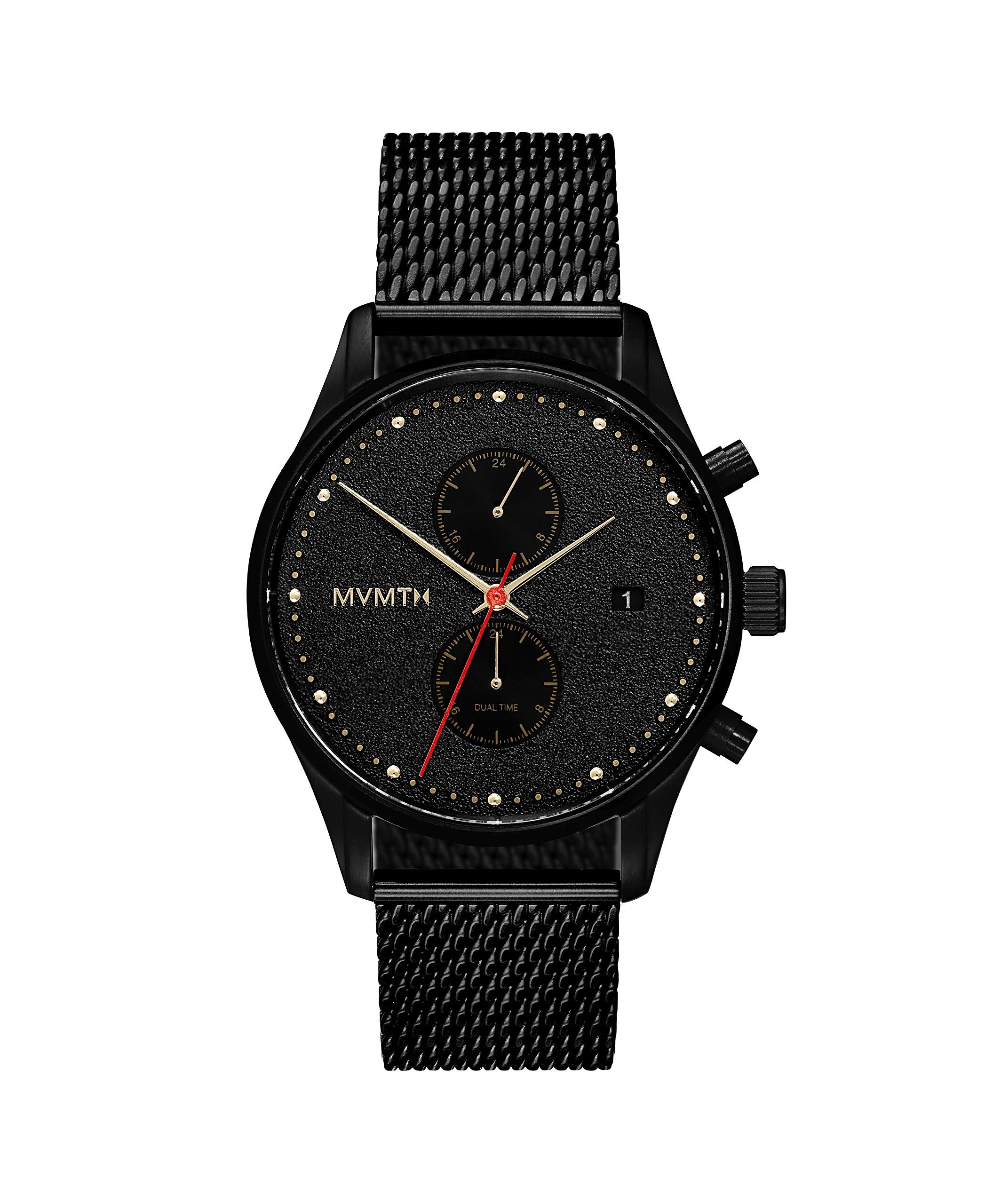 MVMT Analogue Quartz Watch for Men with Black Stainless Steel Bracelet - 28000052-D