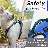 Eagloo Large Dog Harness No Pull Front Back Clips Reflective Breathable view 5