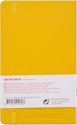 Talens Art Creation Sketchbook Golden Yellow 13x21 cm 80 Sheets 140 g/m² view 6